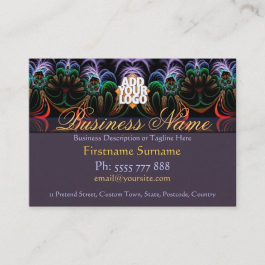 フラクタルアートガーデン名刺 名刺 (正面)