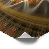 フラクタルアートグランドジュリアントフラクタル21 ポスター (角)