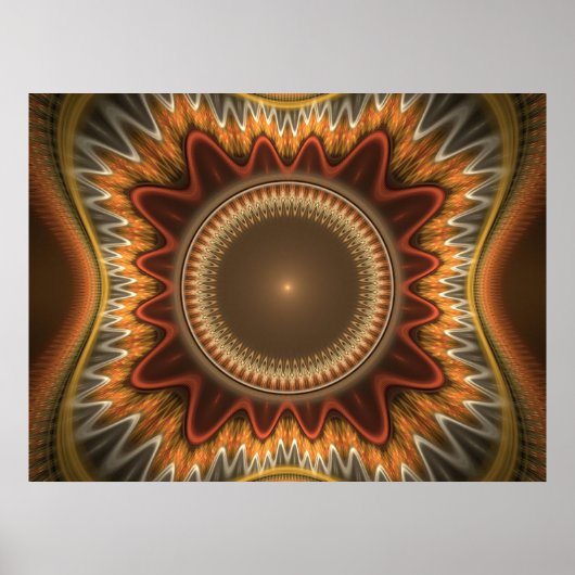 フラクタルアートグランドジュリアントフラクタル21 ポスター (正面)