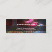 フラクタルアートファンタジーシリーズミニ名刺 スキニー名刺 (裏面)