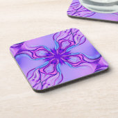 フラクタルアートプラスチックコースターセット コースター (左側)