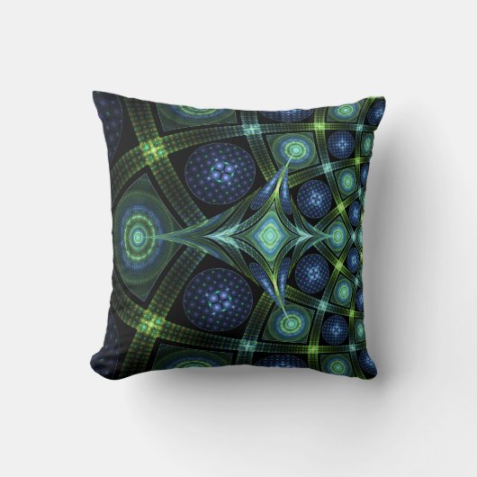 フラクタルアートマンダラユニバース装飾用クッション クッション (正面)