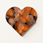 フラクタルアート銅幾何学円スワールマンダラ ノートブック (裏面)