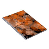 フラクタルアート銅幾何学円スワールマンダラ ノートブック (右側)