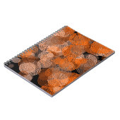 フラクタルアート銅幾何学円スワールマンダラ ノートブック (左側)