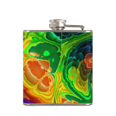 フラクタルアート16包まれたフラスコ フラスク (裏面)