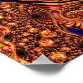 フラクタルアート47ポスター ポスター (角)