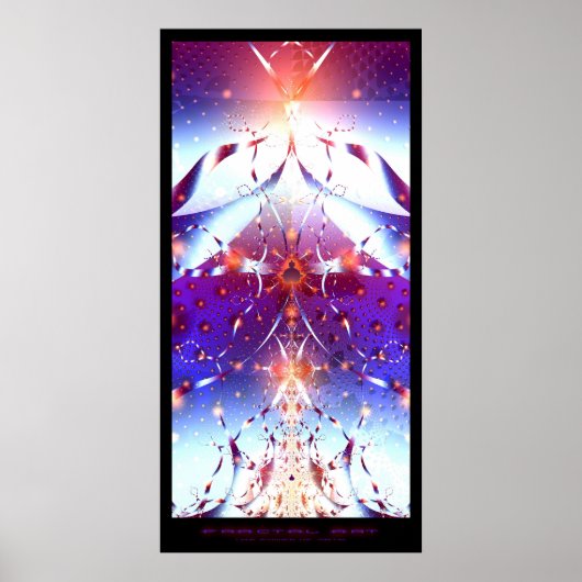 フラクタルアート – 数学の力 ポスター (正面)