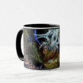 フラクタルアート「未来的」マグカップ マグカップ (正面左)