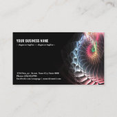 フラクタルアートy872828 名刺 (裏面)