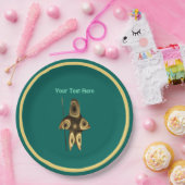 フラクタルイヌイットハンター紙プレート ペーパープレート (パーティー)