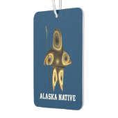 フラクタルイヌイットハンター – アラスカ先住民 カーエアーフレッシュナー (左)