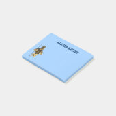 フラクタルイヌイットハンター – アラスカ先住民 ポストイット (アングル)