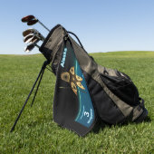 フラクタルイヌイットハンター – アラスカ送料 ゴルフタオル (グリーン)