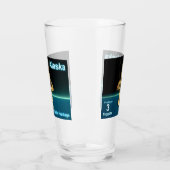 フラクタルイヌイットハンター – アラスカ送料 タンブラーグラス (左)