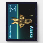 フラクタルイヌイットハンター – アラスカ送料 フォトプラーク (正面)