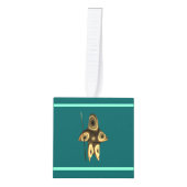 フラクタルイヌイットハンター キューブオーナメント (正面)