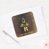 フラクタルイヌイットハンター スクエアシール (封筒)