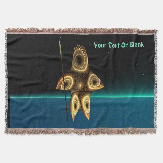 フラクタルイヌイットハンター スローブランケット (正面)