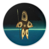 フラクタルイヌイットハンター セラミックノブ (正面)