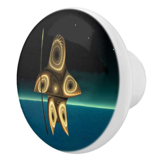 フラクタルイヌイットハンター セラミックノブ (右)