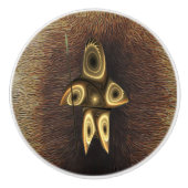 フラクタルイヌイットハンター セラミックノブ (正面)