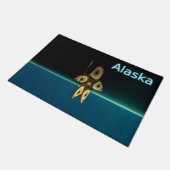 フラクタルイヌイットハンター ドアマット (アングル)