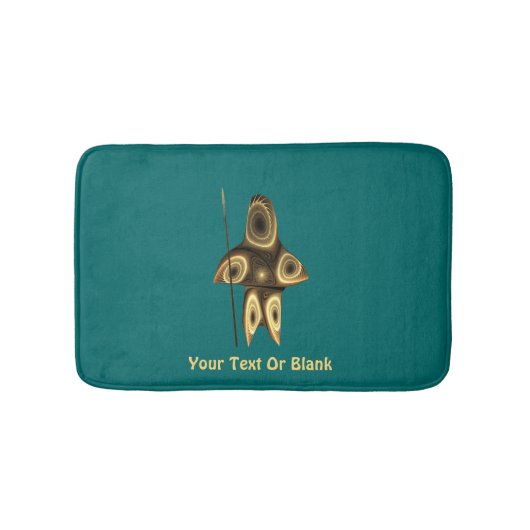 フラクタルイヌイットハンター バスマット (正面)