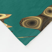 フラクタルイヌイットハンター フリースブランケット (角)