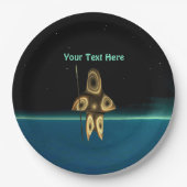 フラクタルイヌイットハンター ペーパープレート (正面)