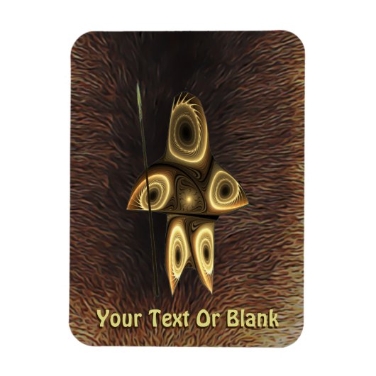 フラクタルイヌイットハンター マグネット (縦)