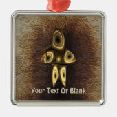 フラクタルイヌイットハンター メタルオーナメント (正面)