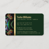 フラクタルエネルギー女神タロット名刺 名刺 (裏面)