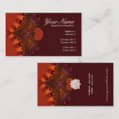 フラクタルエレガンス素朴名刺 名刺 (正面/裏面)