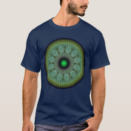 フラクタルオリエンタルな丸い模様 Tシャツ