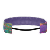 フラクタルカラフル鮮やかル アスレチックヘッドバンド (裏面)
