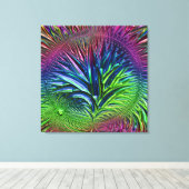 フラクタルガラス5A キャンバスプリント (インサイチュ (ウッドフロア))