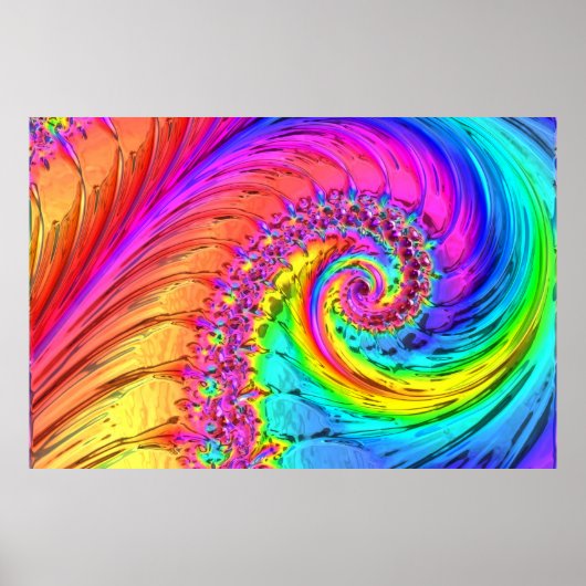 フラクタルガラス6ポスター ポスター (正面)