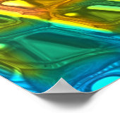 フラクタルガラス7ポスター ポスター (角)