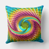 フラクタルガラス7枕 クッション (裏面)