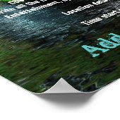 フラクタルガーデンイベントフライヤーポスター ポスター (角)