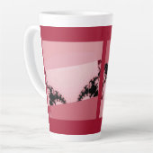 フラクタルガーデンクリーミーラテマグカップ カフェラテマグ (左アングル)