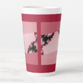 フラクタルガーデンクリーミーラテマグカップ カフェラテマグ (正面)