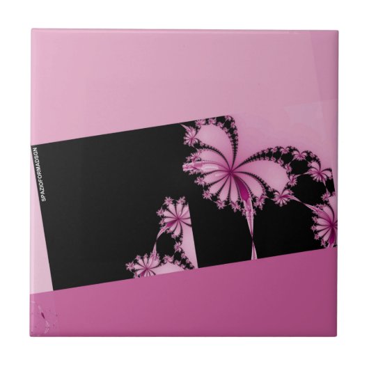 フラクタルガーデンバラ水 タイル (正面)