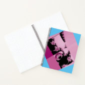 フラクタルガーデンピンク&紺色 ノートブック (内部)