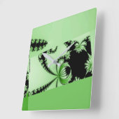 フラクタルガーデンマンティス スクエア壁時計 (傾斜)