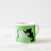 フラクタルガーデンライム エスプレッソカップ (正面右)