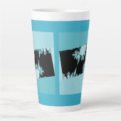 フラクタルガーデン湖 カフェラテマグ (正面)