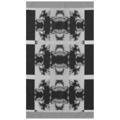 フラクタルガーデン灰色A テーブルクロス (正面)