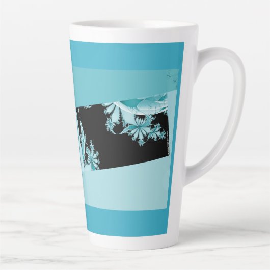 フラクタルガーデン空 カフェラテマグ (右)